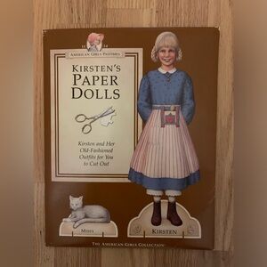Vintage American Girl Kirsten & Missy Paper Dolls NEW